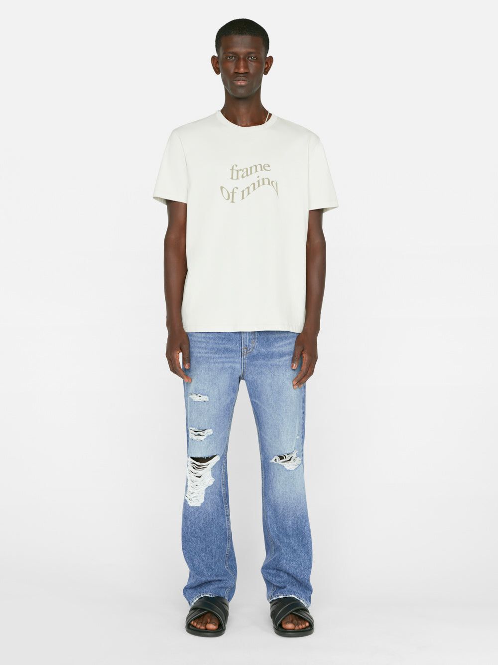 The Boxy Jean -- Summer Kissed Destructed sold by Frame Denim product image thumbnail 2