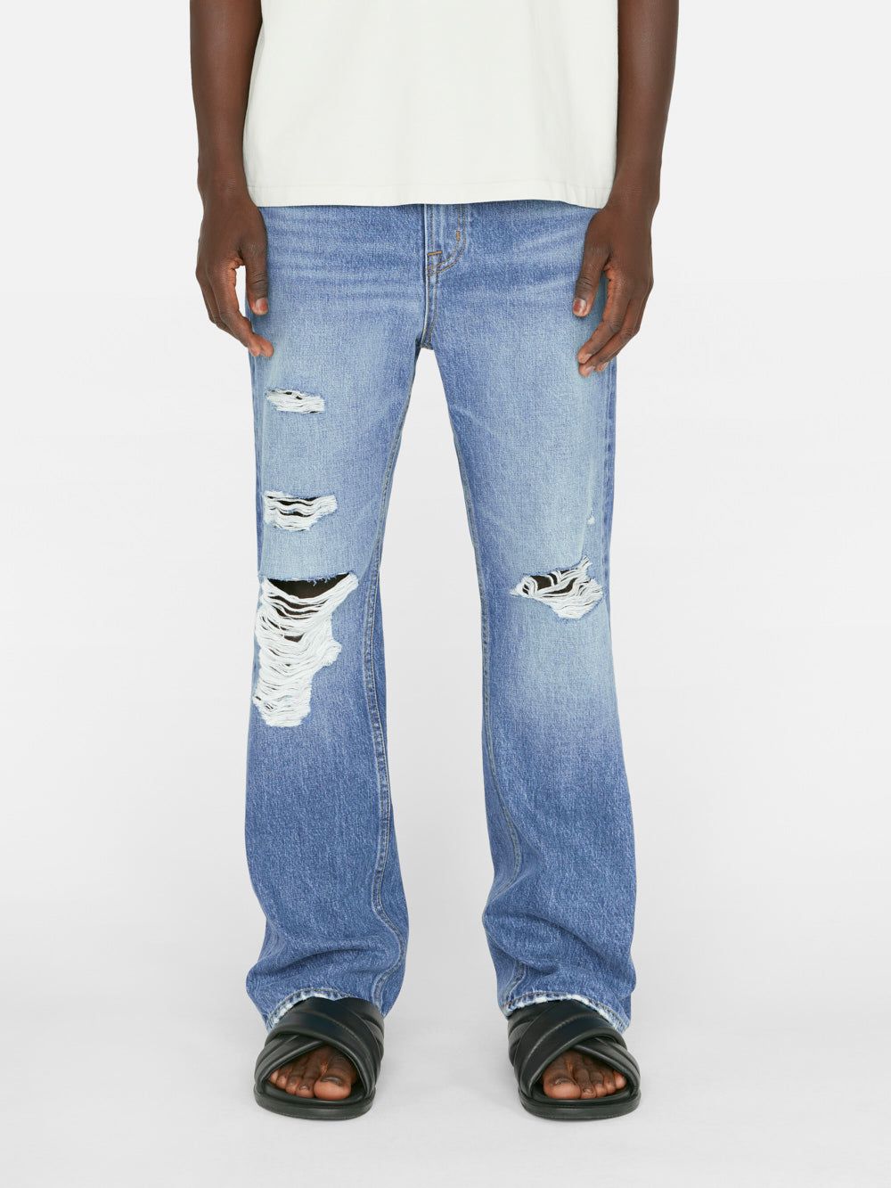 The Boxy Jean -- Summer Kissed Destructed sold by Frame Denim product image thumbnail 3