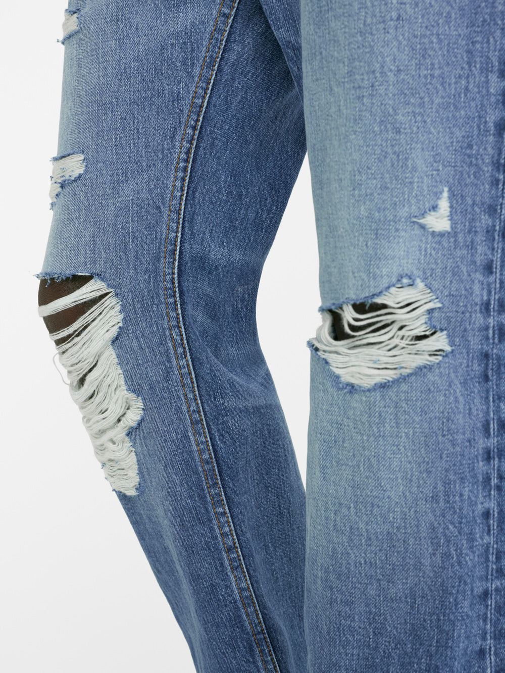 The Boxy Jean -- Summer Kissed Destructed sold by Frame Denim product image thumbnail 5