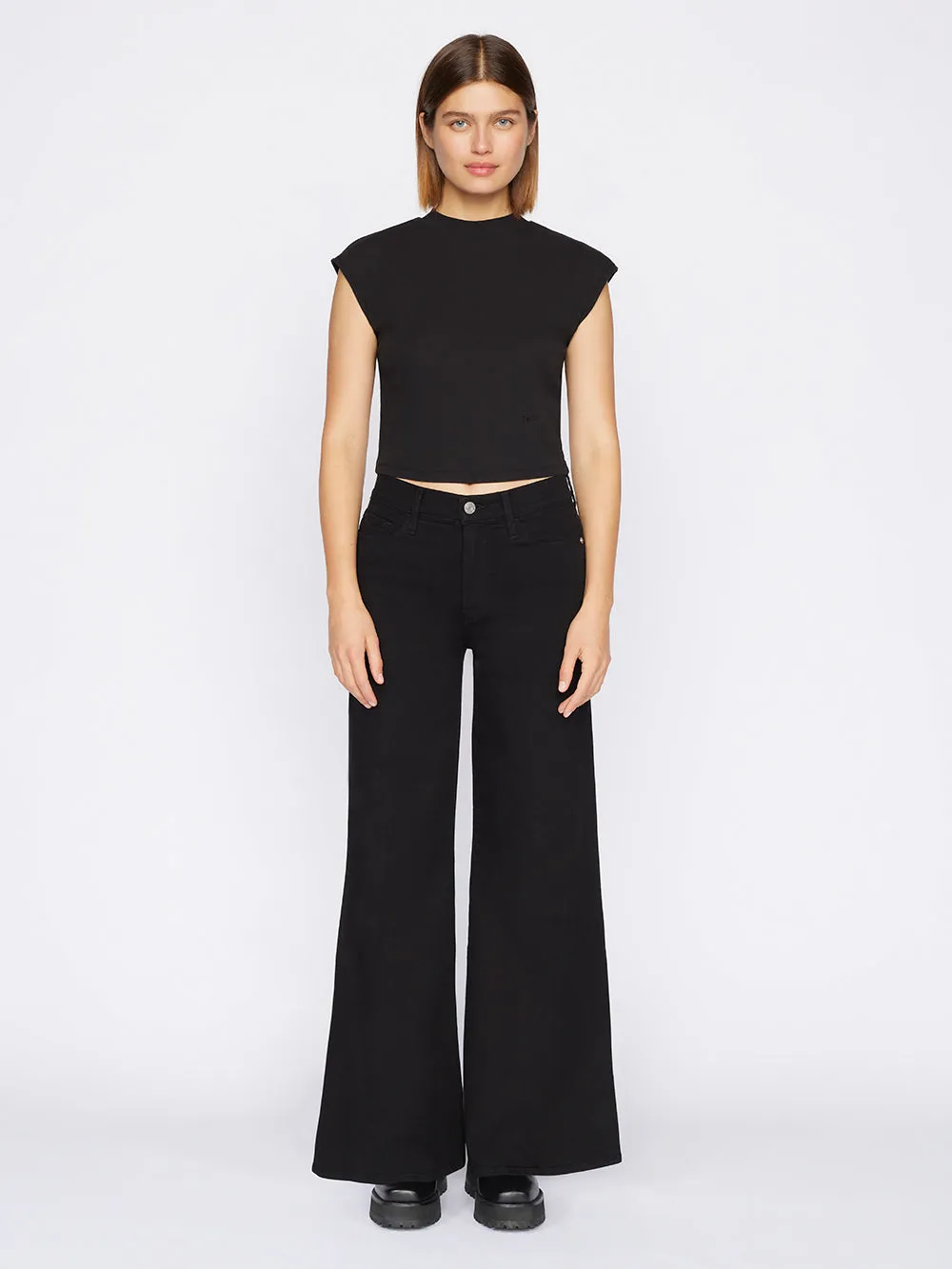 Le Pixie Palazzo -- Film Noir sold by Frame Denim product image thumbnail 3