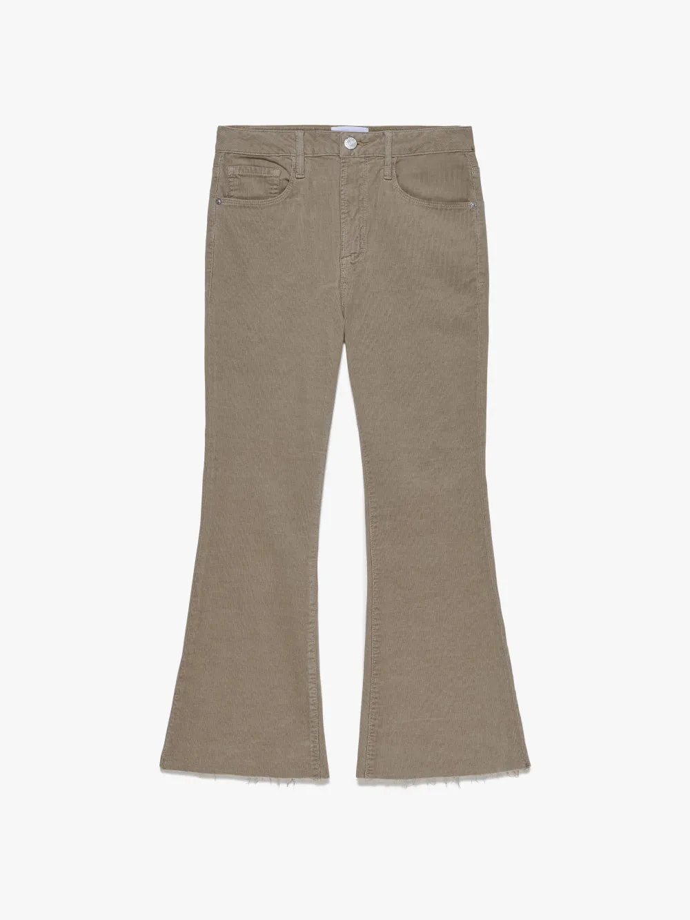 Le Crop Flare Corduroy -- Light Camel sold by Frame Denim