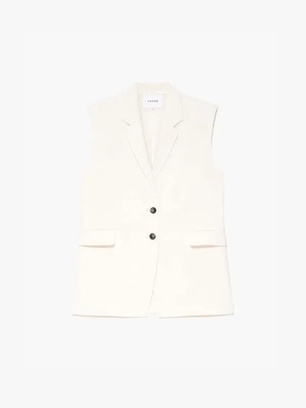 JW Anderson Sleeveless Bomber Jacket - Beige | Parallel