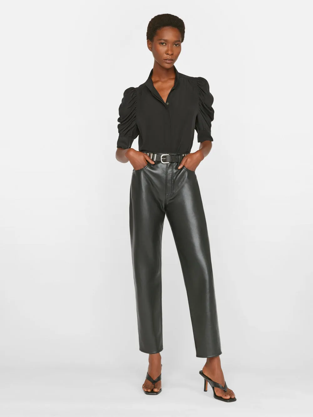 Gillian Top -- Noir sold by Frame Denim product image thumbnail 5