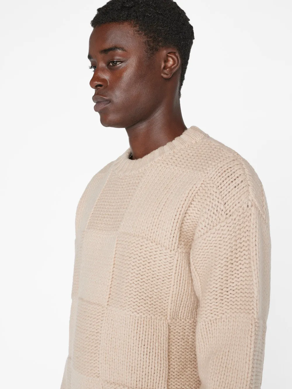 Grid Sweater -- Oatmeal sold by Frame Denim product image thumbnail 4