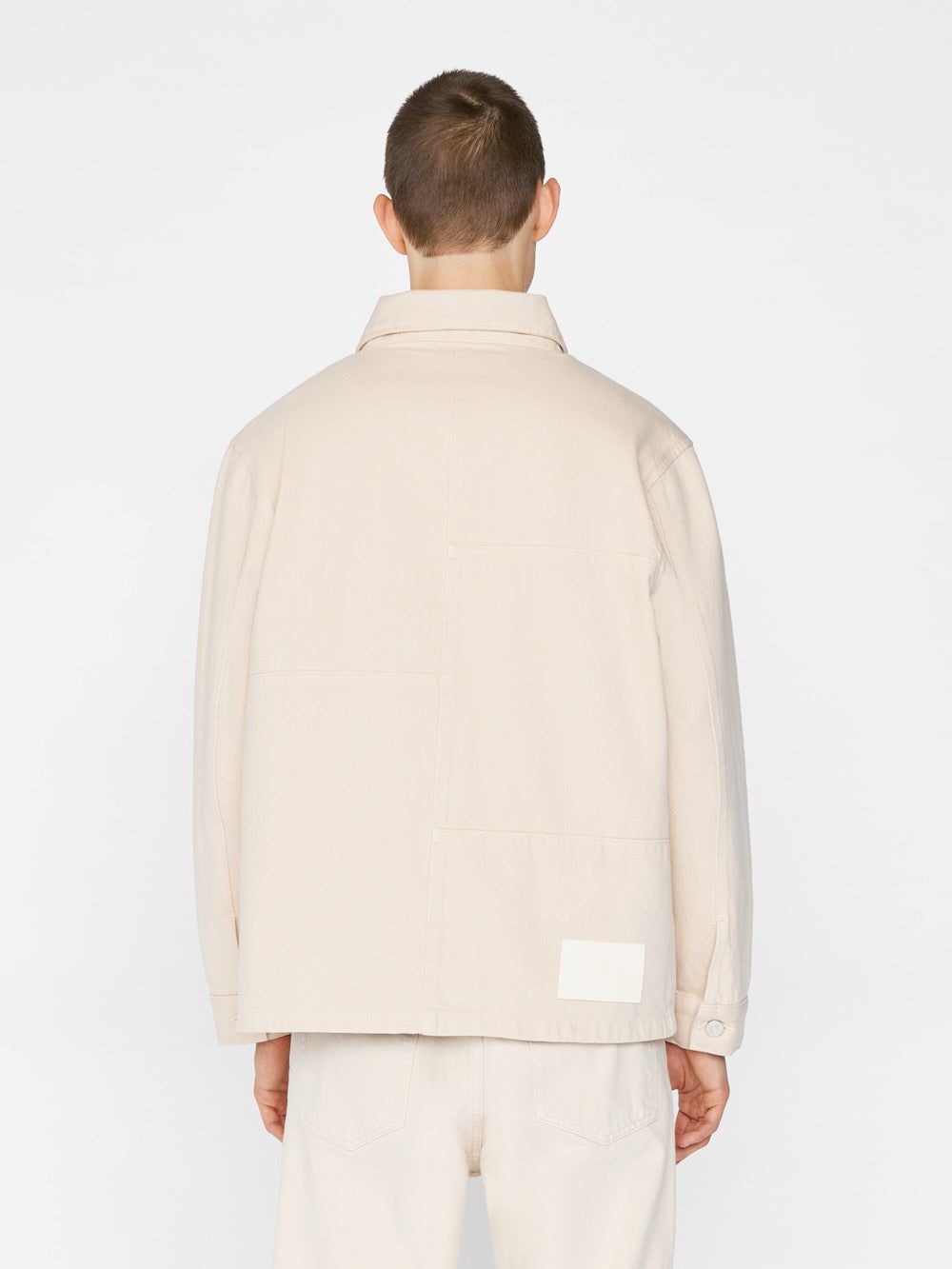 Denim Overshirt -- White Beige sold by Frame Denim product image thumbnail 8