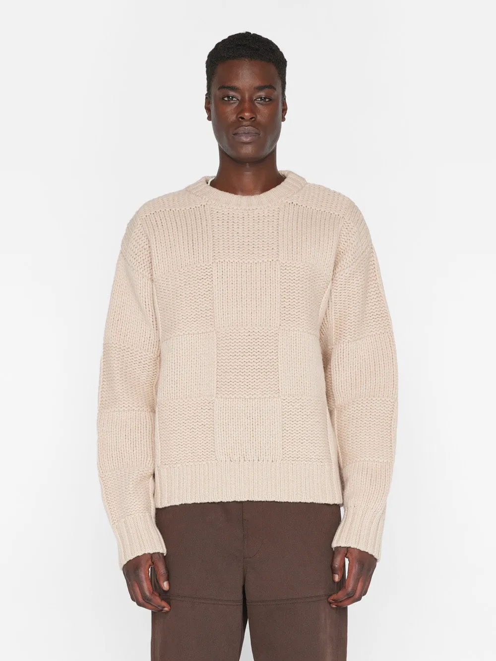 Grid Sweater -- Oatmeal sold by Frame Denim product image thumbnail 3