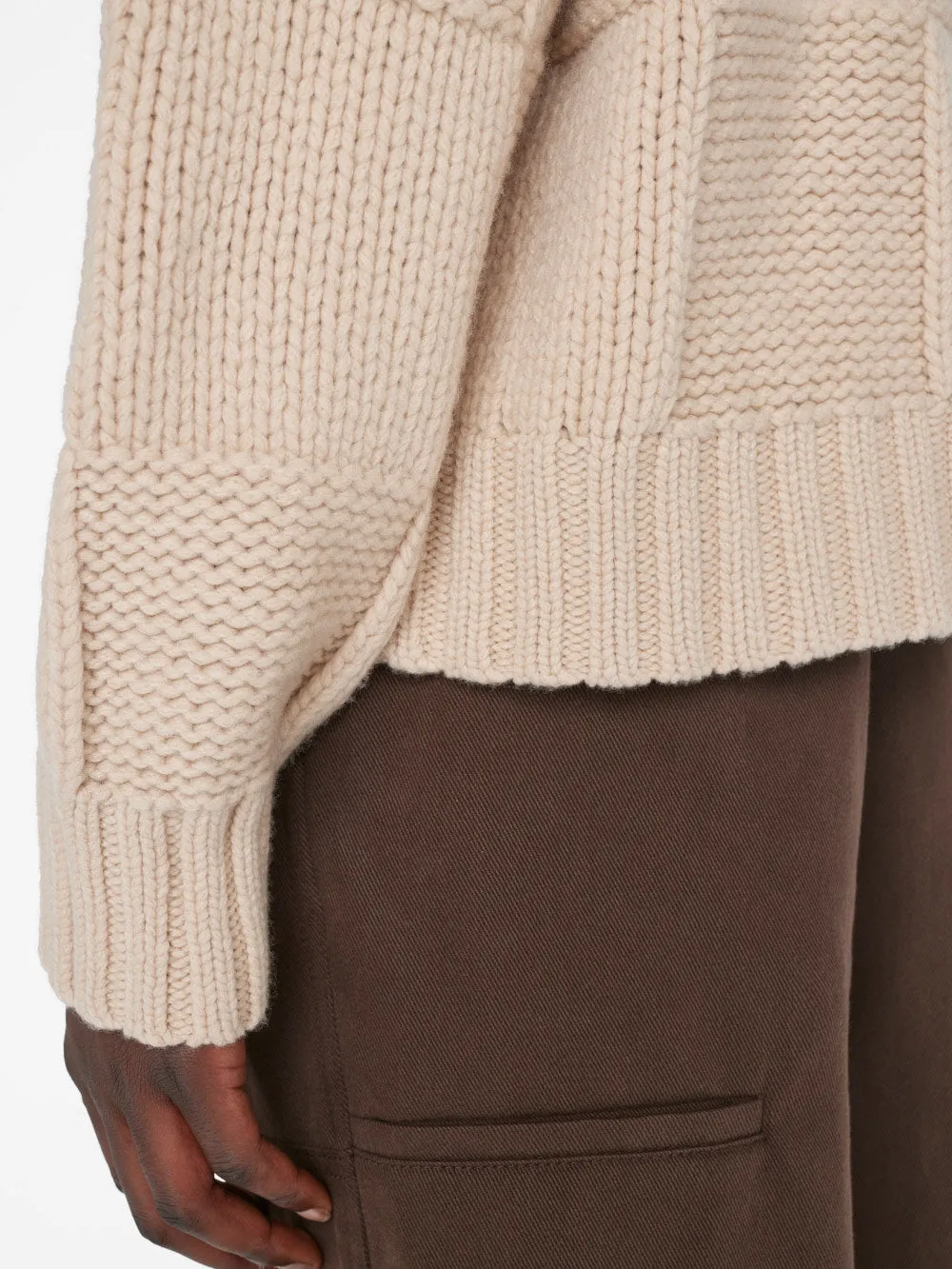 Grid Sweater -- Oatmeal sold by Frame Denim product image thumbnail 5