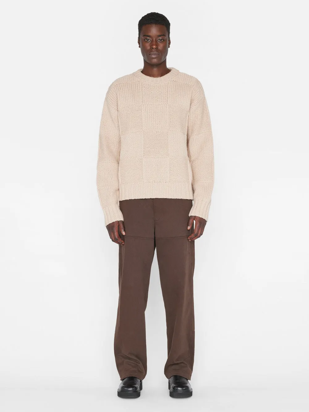 Grid Sweater -- Oatmeal sold by Frame Denim product image thumbnail 2