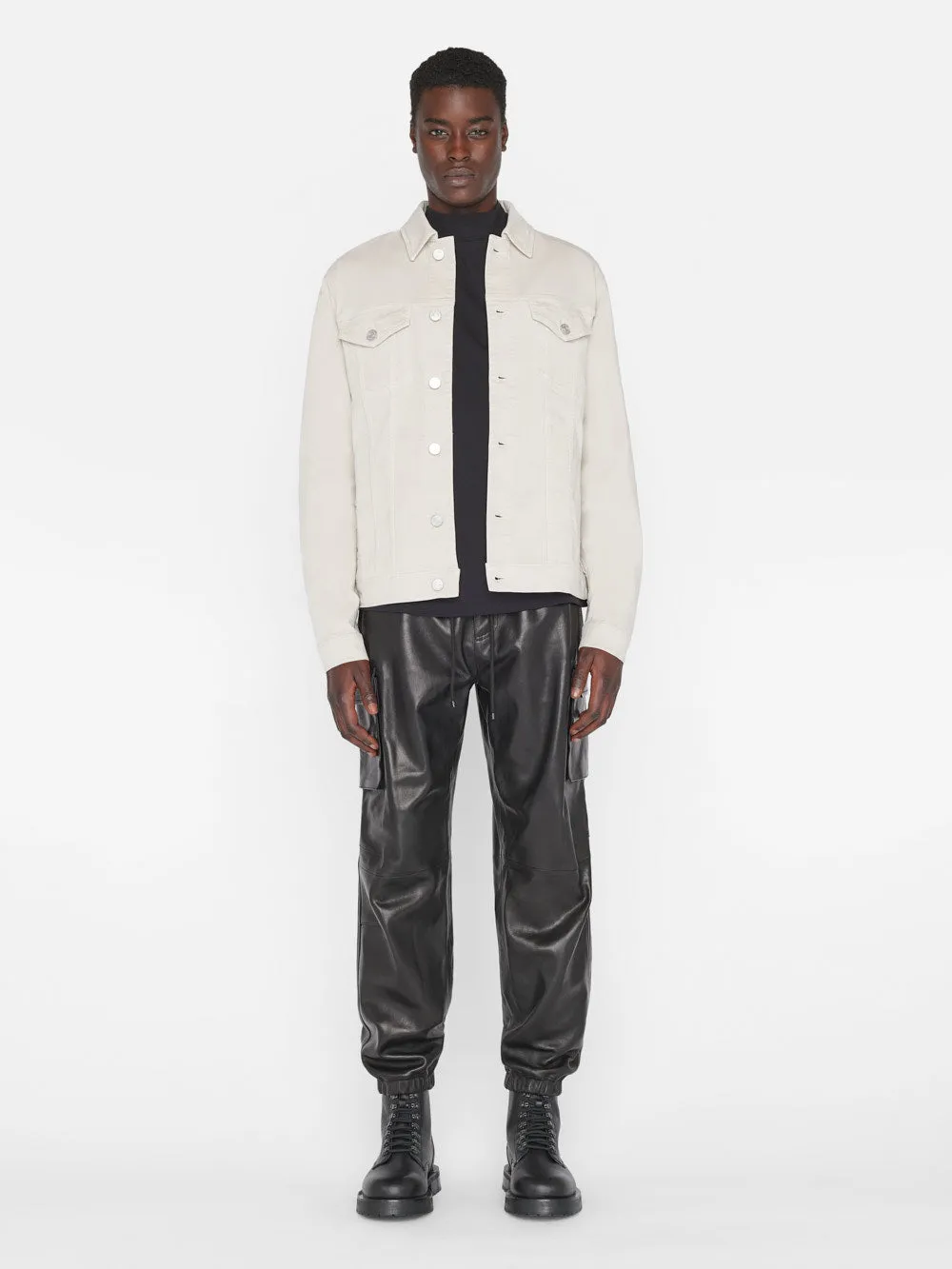 Twill Heritage Jacket -- Milk Beige sold by Frame Denim product image thumbnail 2