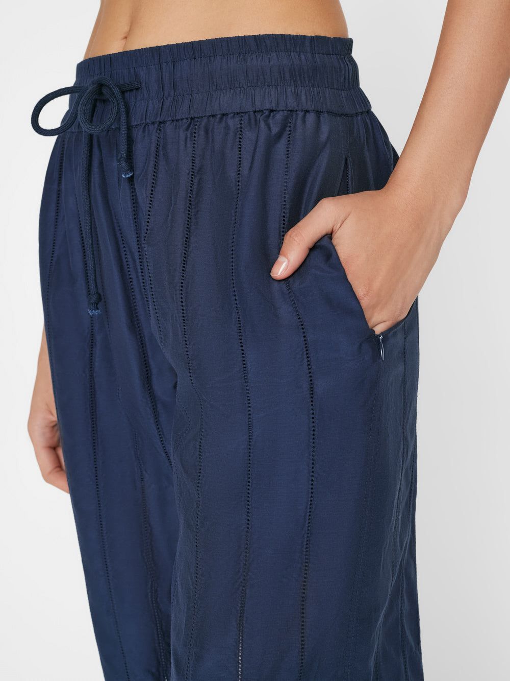Drawstring Lounge Pant -- Navy sold by Frame Denim product image thumbnail 3