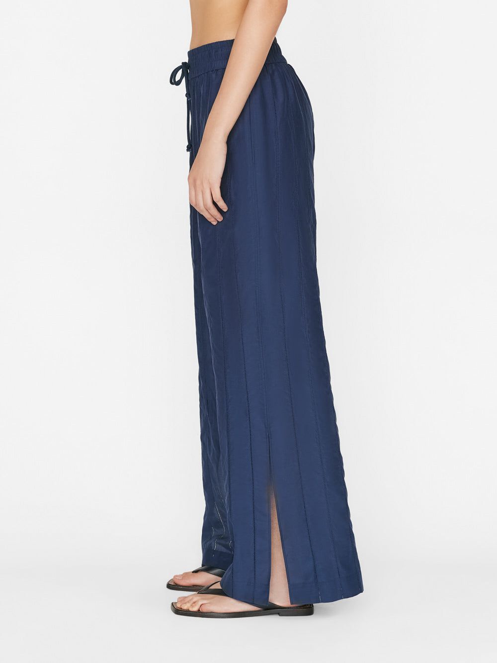 Drawstring Lounge Pant -- Navy sold by Frame Denim product image thumbnail 5