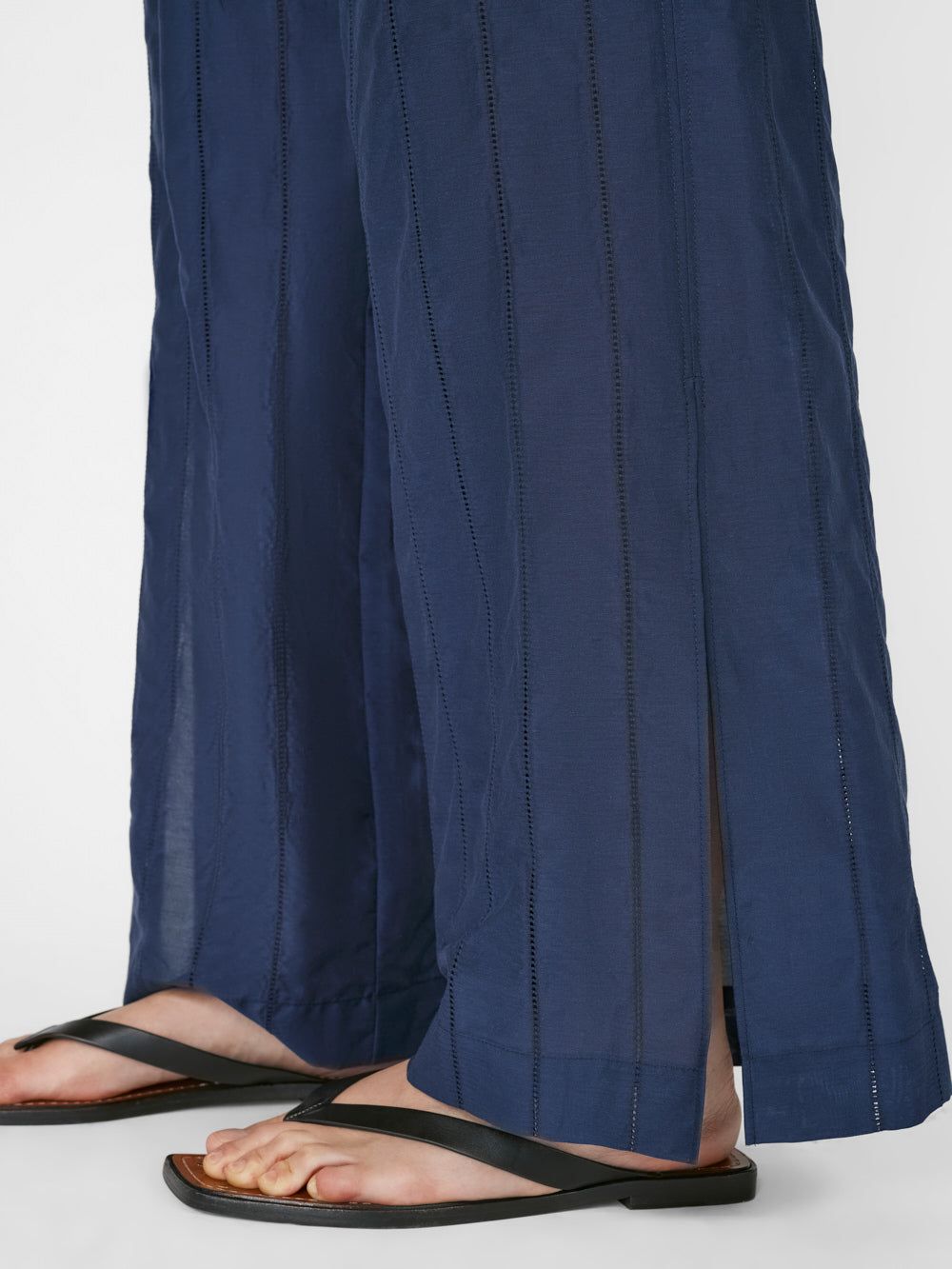 Drawstring Lounge Pant -- Navy sold by Frame Denim product image thumbnail 4