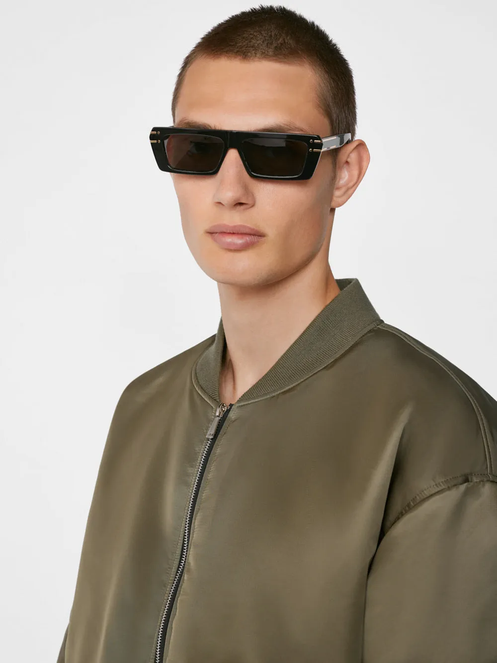 Nylon Bomber -- Taupe sold by Frame Denim product image thumbnail 5