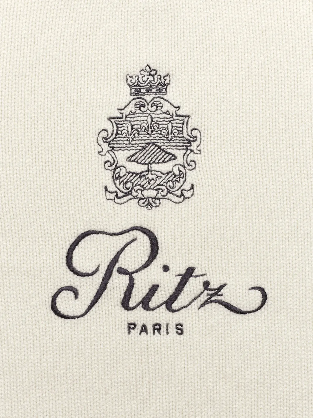 Ritz Unisex Cashmere Sweater -- Off White sold by Frame Denim product image thumbnail 2