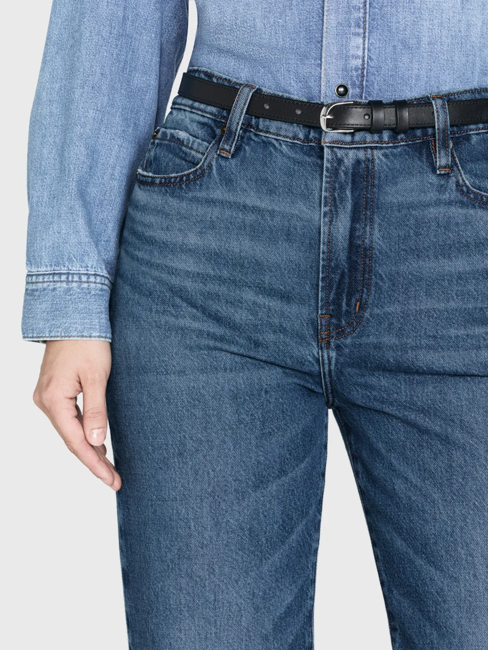 Le Jane Crop -- Caramia sold by Frame Denim product image thumbnail 5