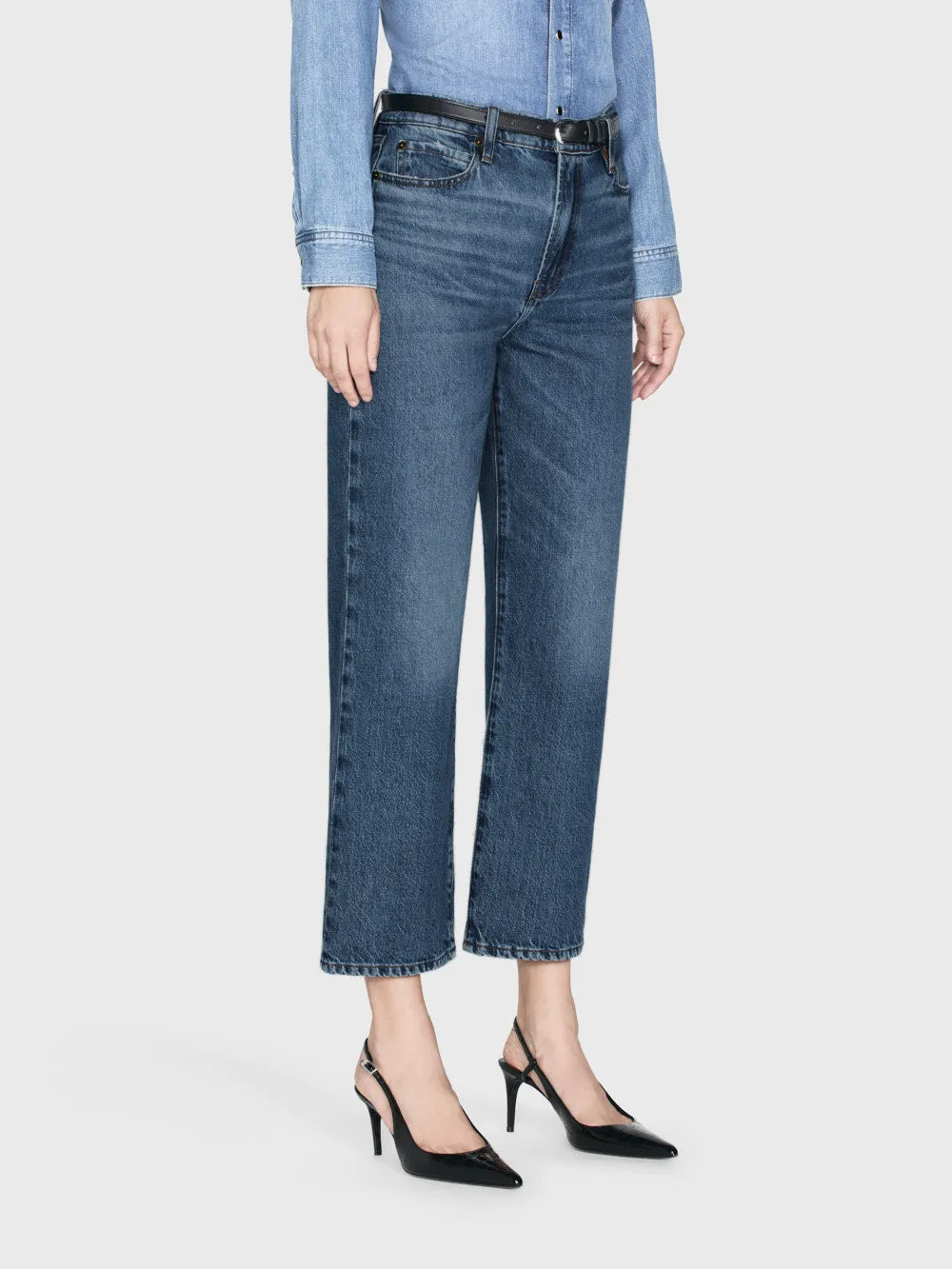 Le Jane Crop -- Caramia sold by Frame Denim product image thumbnail 4