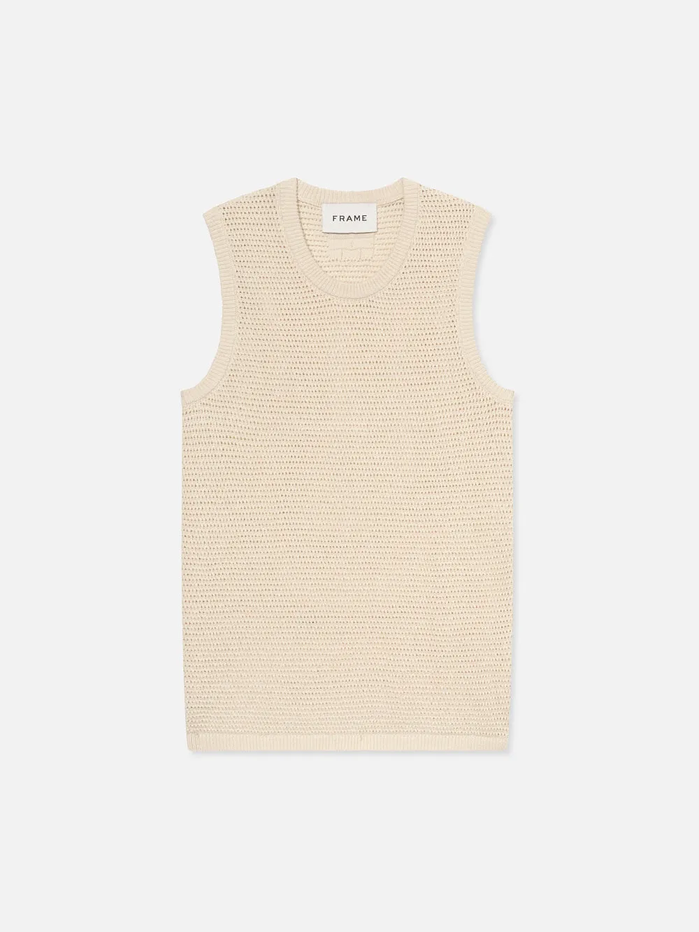 Sweater Tank -- Ecru sold by Frame Denim