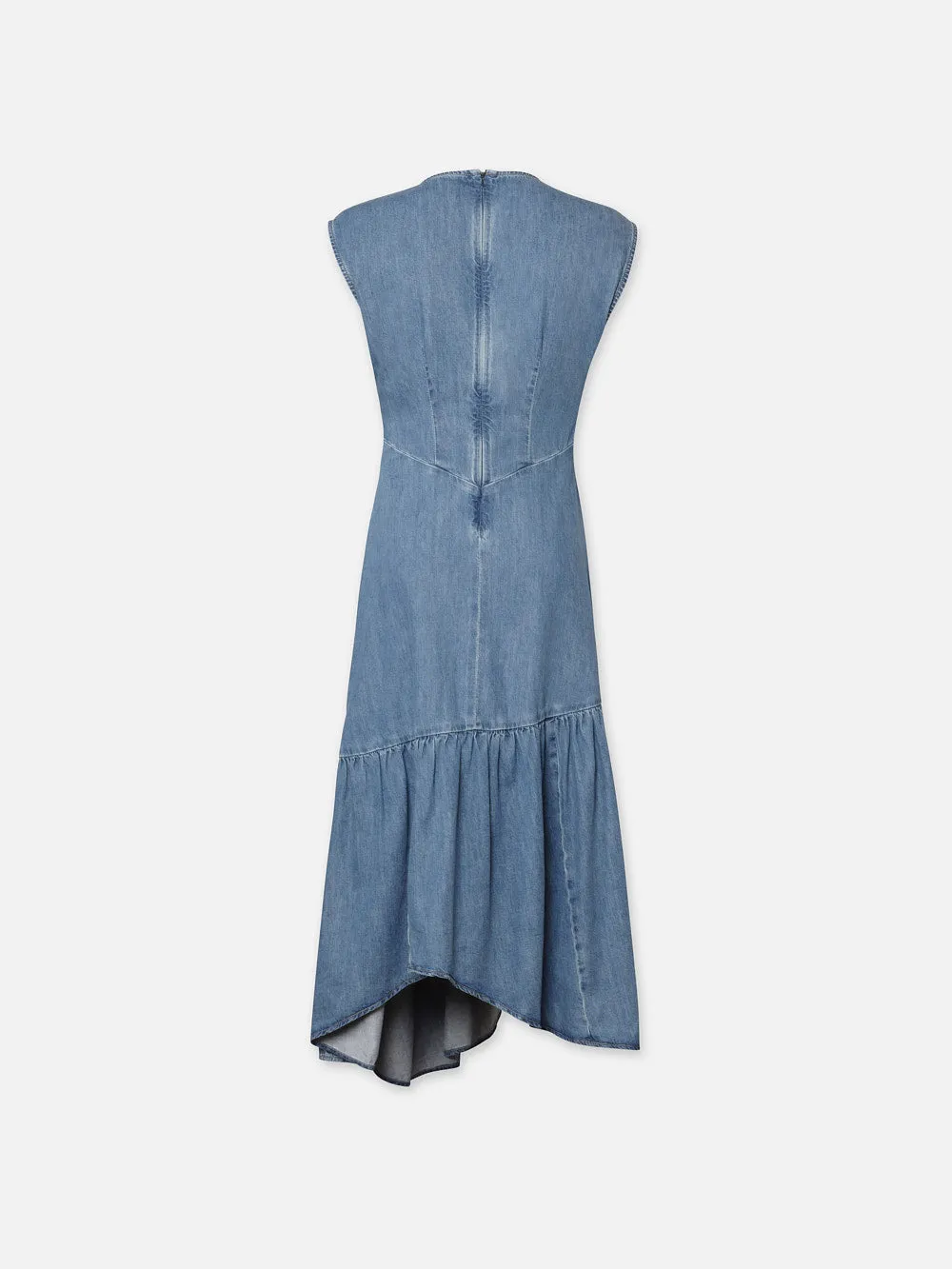 Gathered Tier Hem Dress -- Eugenia sold by Frame Denim product image thumbnail 3