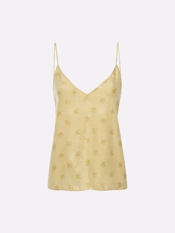 V-Neck Cami Top -- Golden Floral sold by Frame Denim