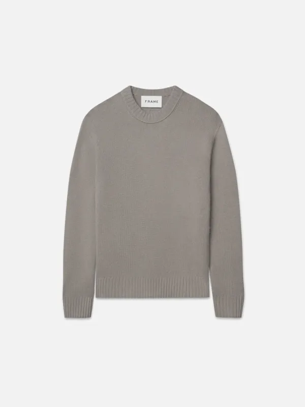 Cashmere Crewneck Sweater -- Stone Beige sold by Frame Denim