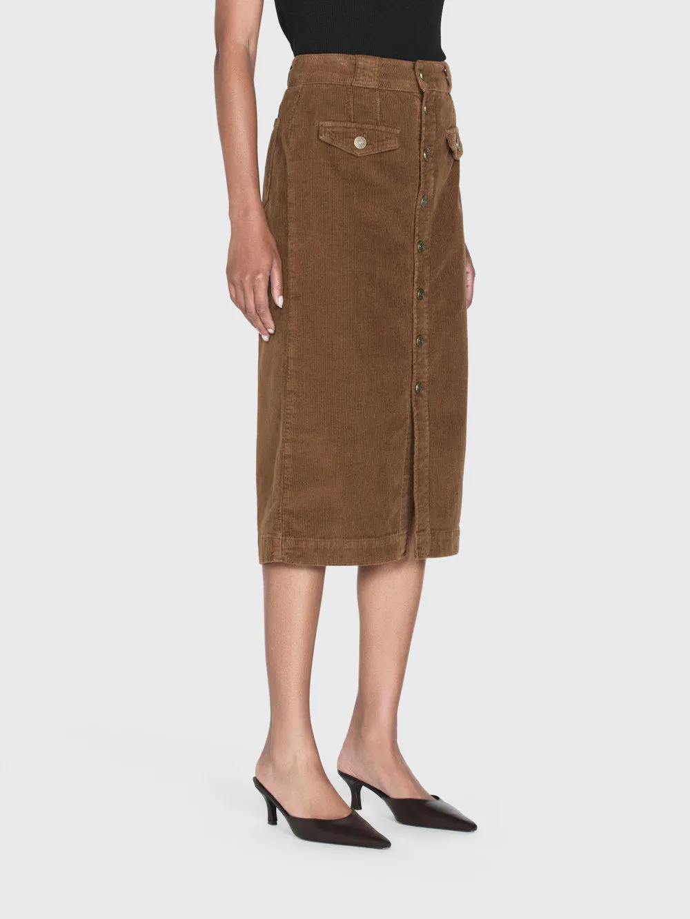 The Penelope Skirt -- Toast sold by Frame Denim product image thumbnail 5