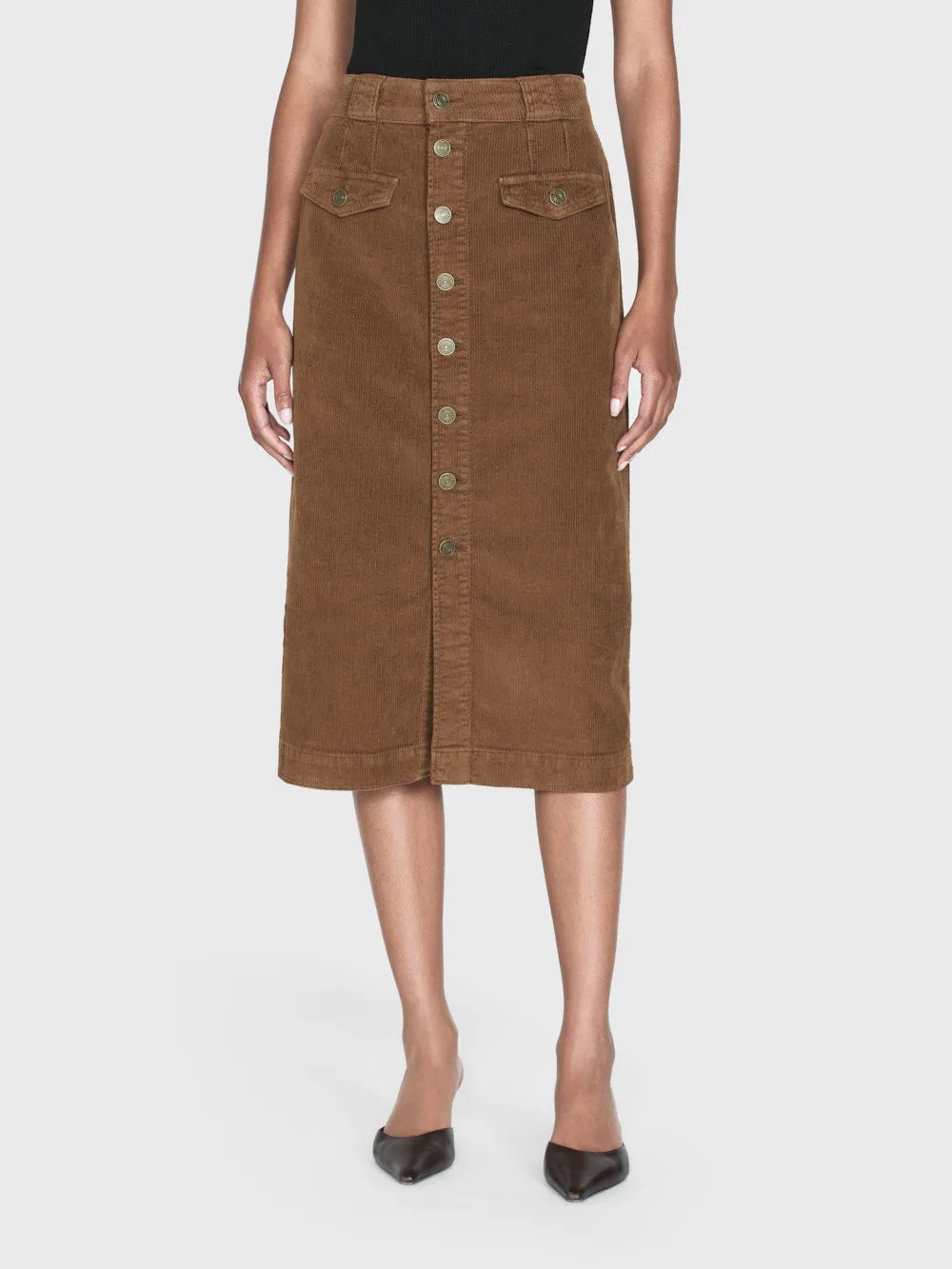 The Penelope Skirt -- Toast sold by Frame Denim product image thumbnail 3