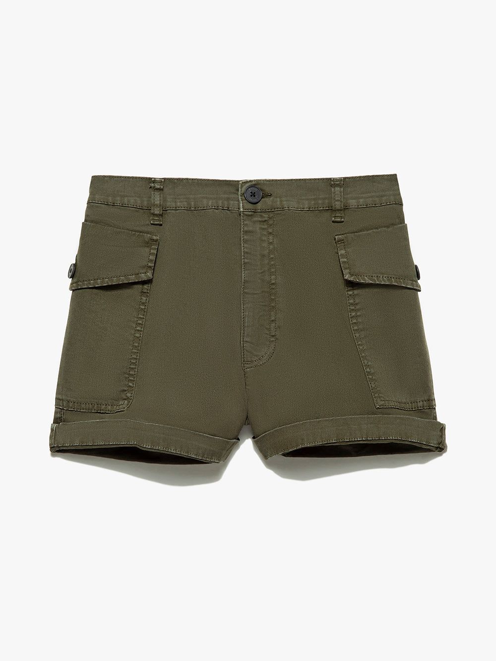 Patch Pocket Utility Short -- Washed Fatigue sold by Frame Denim