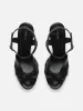 Camille Platform Heel -- Black sold by Frame Denim