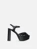 Camille Platform Heel -- Black sold by Frame Denim