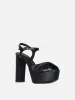 Camille Platform Heel -- Black sold by Frame Denim