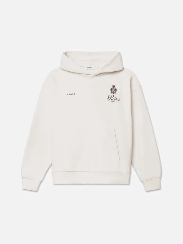 Ritz Men's Hoodie -- Cream sold by Frame Denim