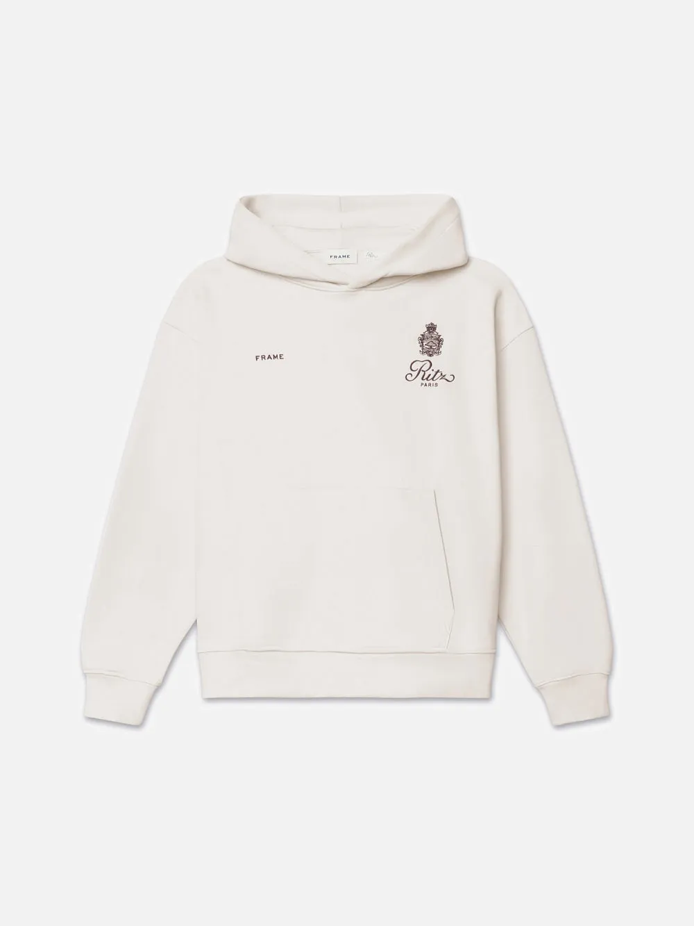Ritz Men's Hoodie -- Cream sold by Frame Denim