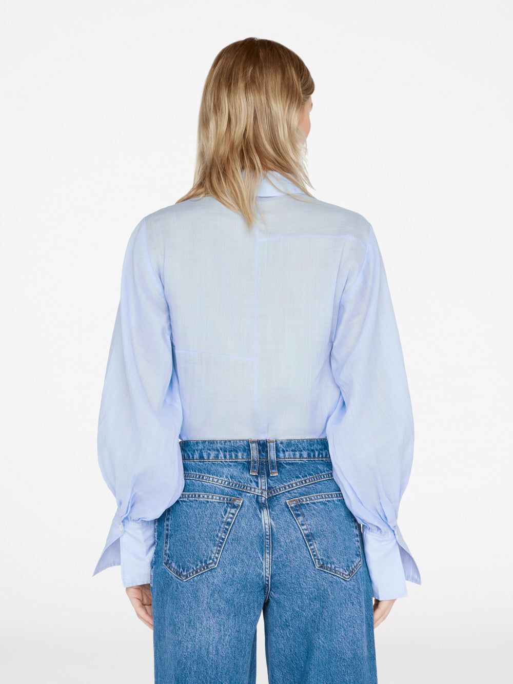 Keyhole Popover -- Oxford Blue sold by Frame Denim product image thumbnail 8