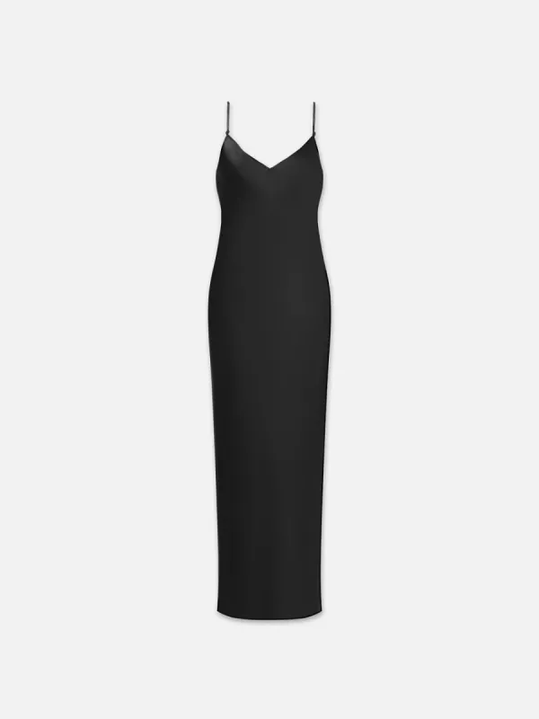 V-Neck Cami Dress -- Noir sold by Frame Denim