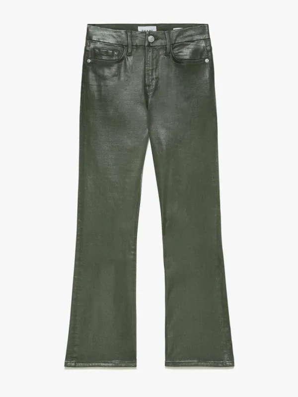 Le Crop Mini Boot -- Surplus Coated made by Frame Denim