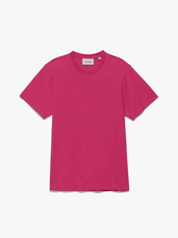 FRAME Logo Tee -- Pop Rose sold by Frame Denim