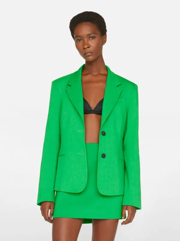 The Femme Blazer -- Bright Peridot sold by Frame Denim