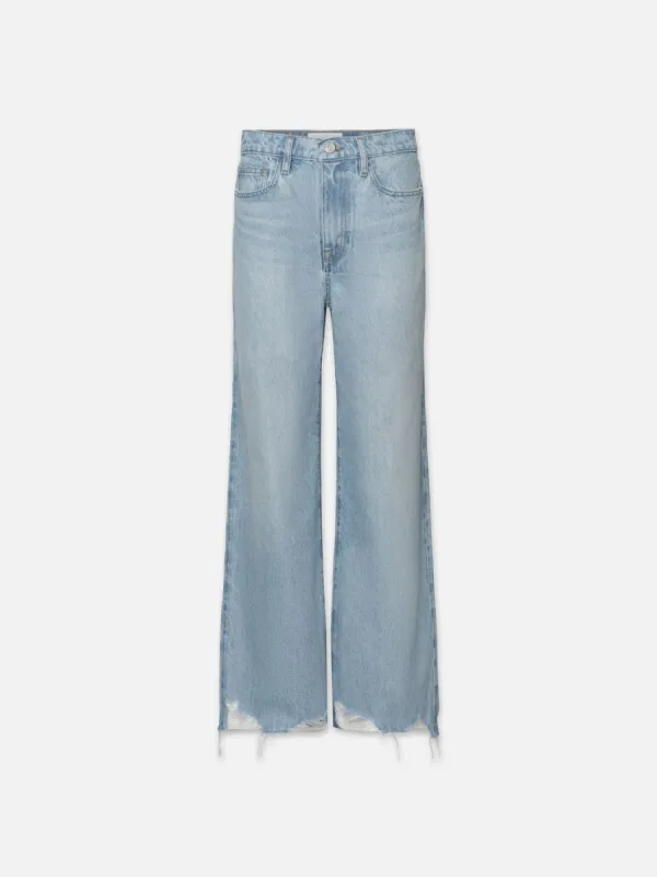 Le Jane Wide Crop -- Calm Waters Modern Chew sold by Frame Denim