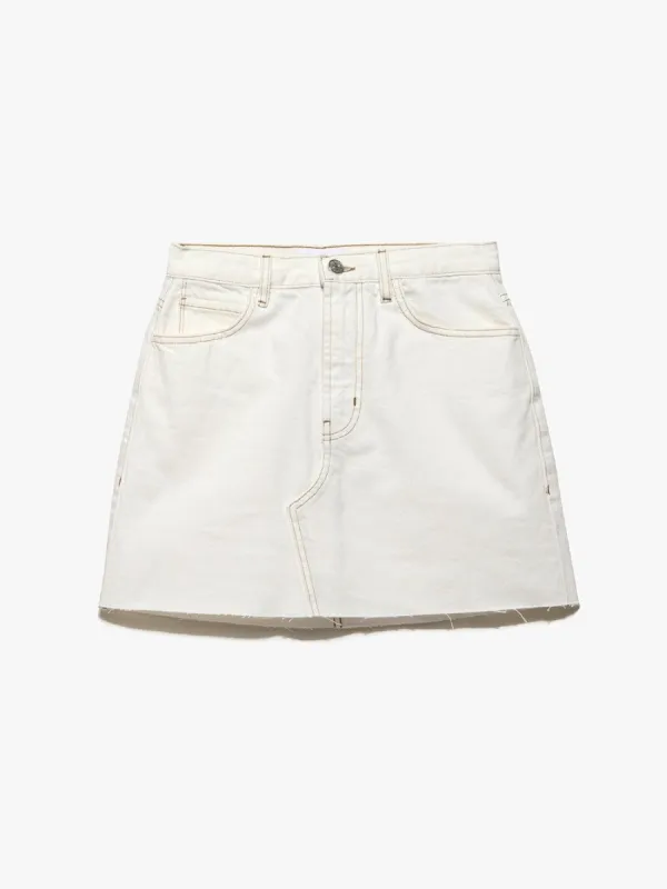 Le High 'N' Tight Skirt -- Ecru sold by Frame Denim