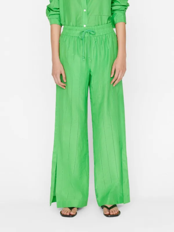 Drawstring Lounge Pant -- Bright Peridot sold by Frame Denim