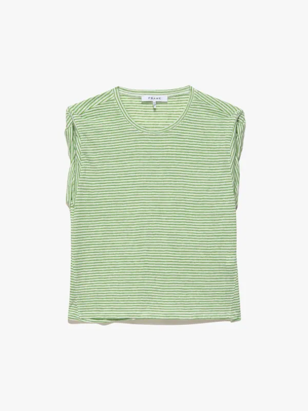 Rolled Muscle -- Bright Peridot Multi made by Frame Denim