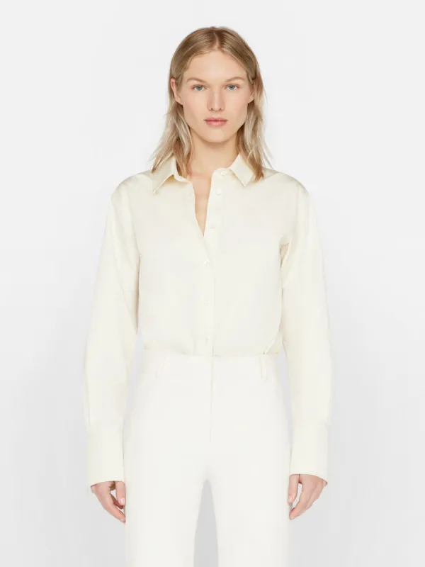 The Standard Shirt -- Bone sold by Frame Denim