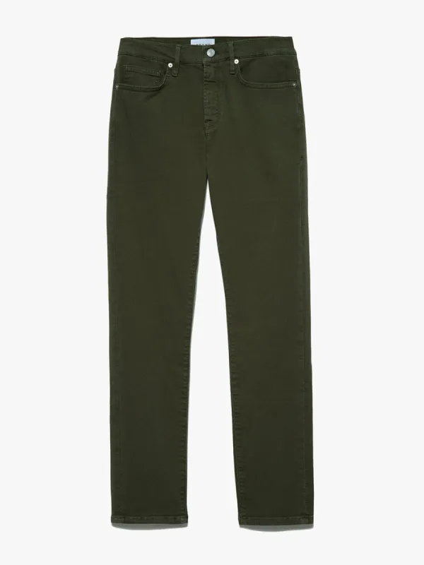 L'Homme Slim Twill -- Garage Military Green sold by Frame Denim