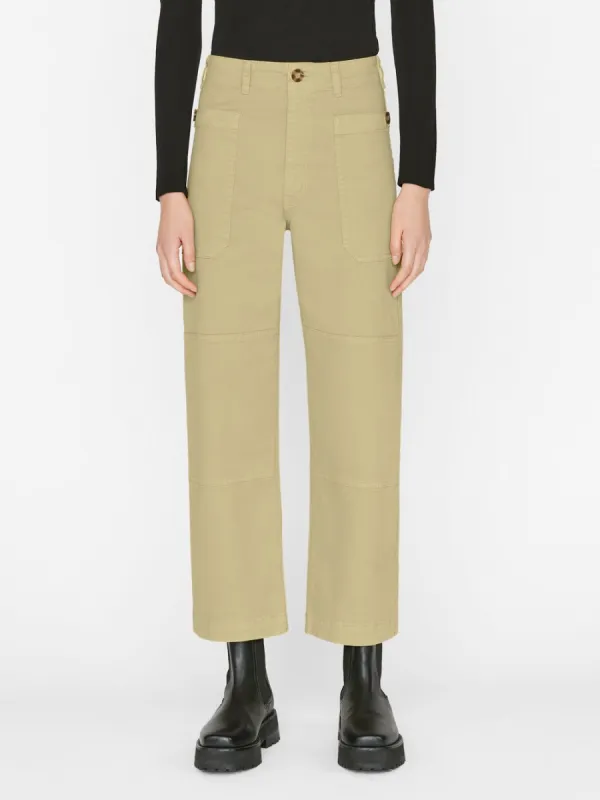 Oversized Pocket Utility Pant -- Washed Tan sold by Frame Denim