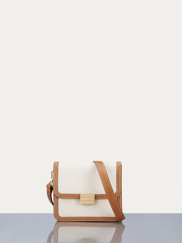 Le Signature Mini Canvas -- Natural/Cuoio sold by Frame Denim