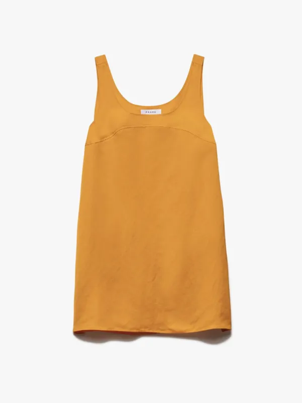 Micro Flare Dress -- Nectarine sold by Frame Denim