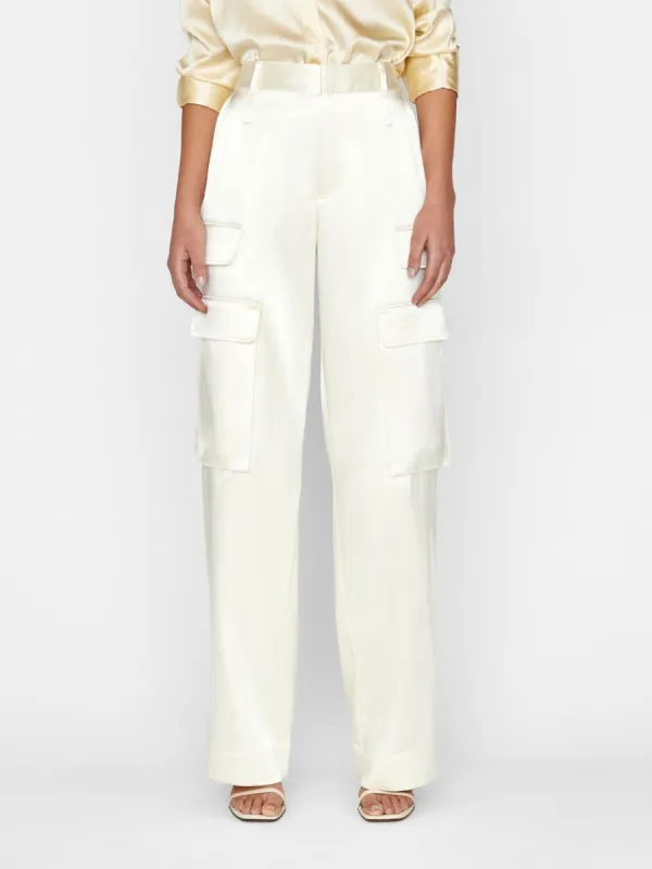 Relaxed Straight Cargo -- Bone sold by Frame Denim