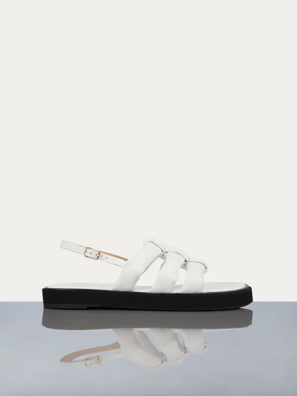 Le Weston Sandal -- Blanc sold by Frame Denim