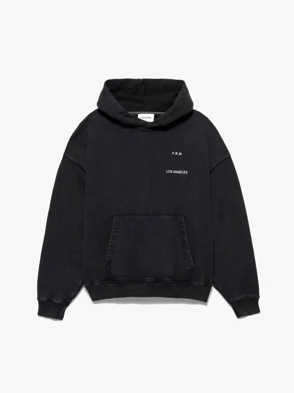 Faded Washed Hoodie -- Faded Black sold by Frame Denim