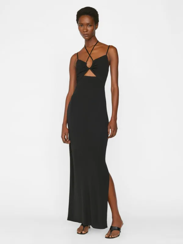 Strappy Knit Dress -- Noir sold by Frame Denim